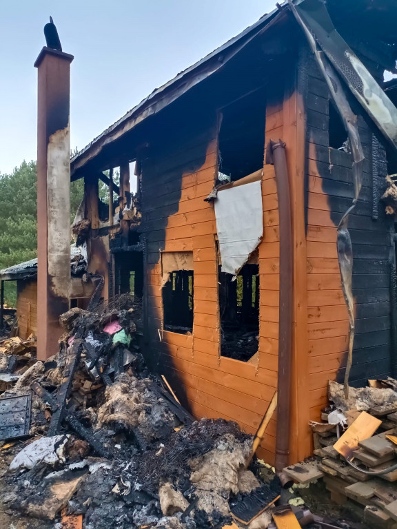 Popielżyn Zawady: dom spłonął doszczętnie