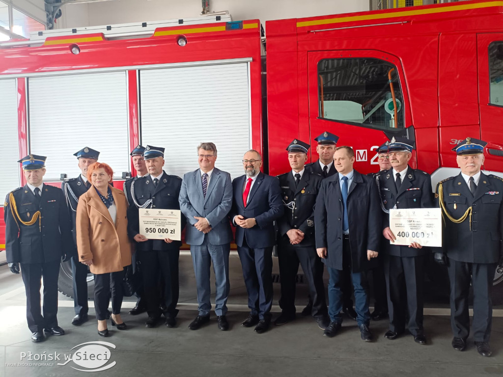 Promesy na pojazdy dla naszych OSP