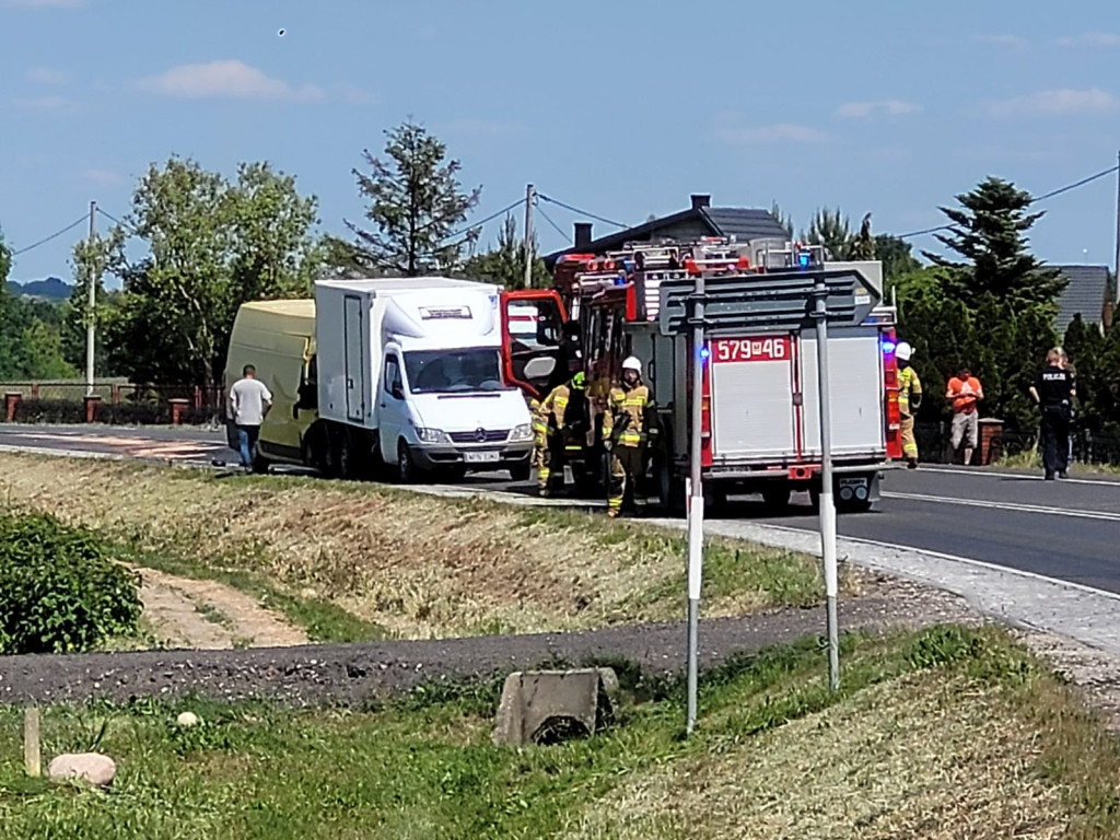 W Miączynku zderzyły się dwa busy