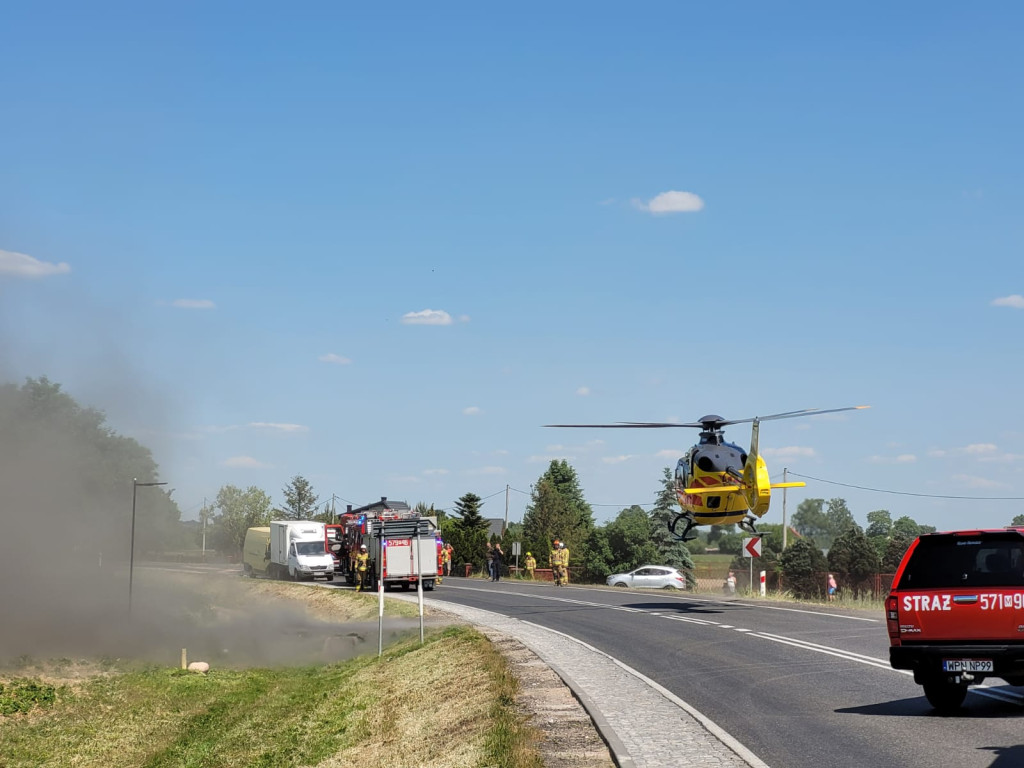 W Miączynku zderzyły się dwa busy