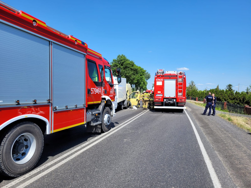 W Miączynku zderzyły się dwa busy