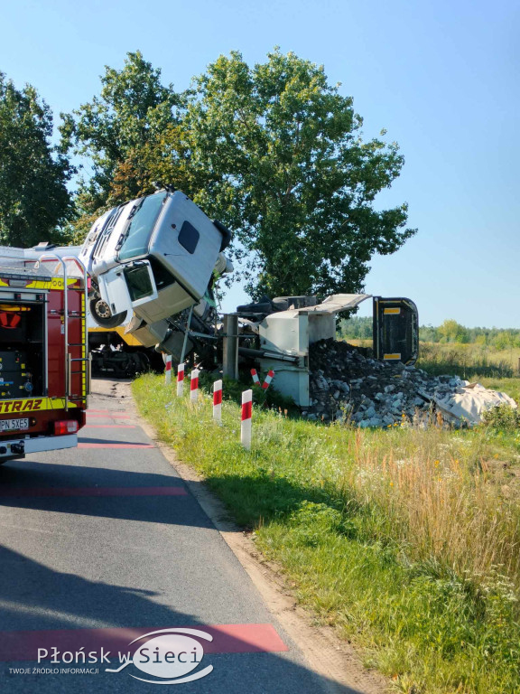 Zderzenie szynobusa z ciężarówką