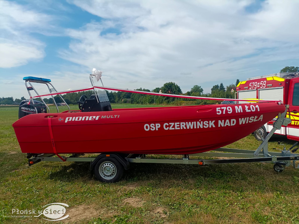 Strażacki sprzęt dla OSP z tereny gminy Czerwińsk