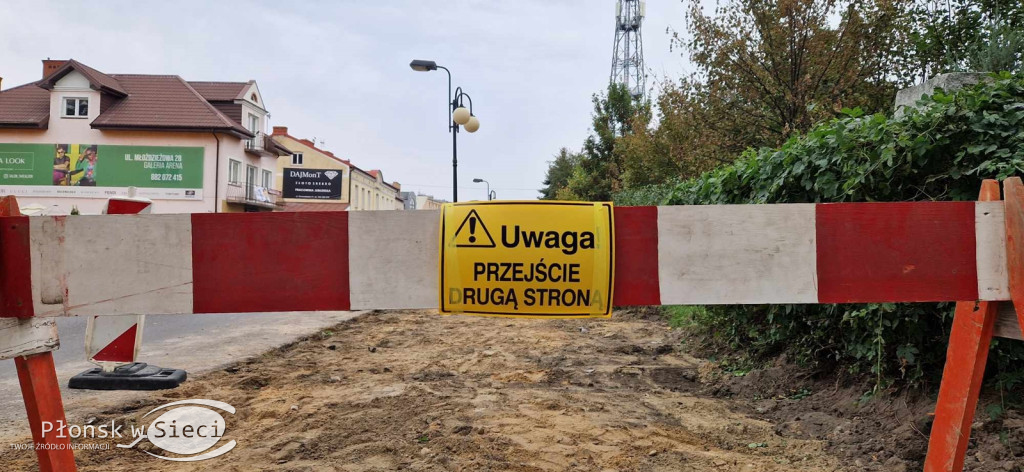 Ulica Grunwaldzka remontowana