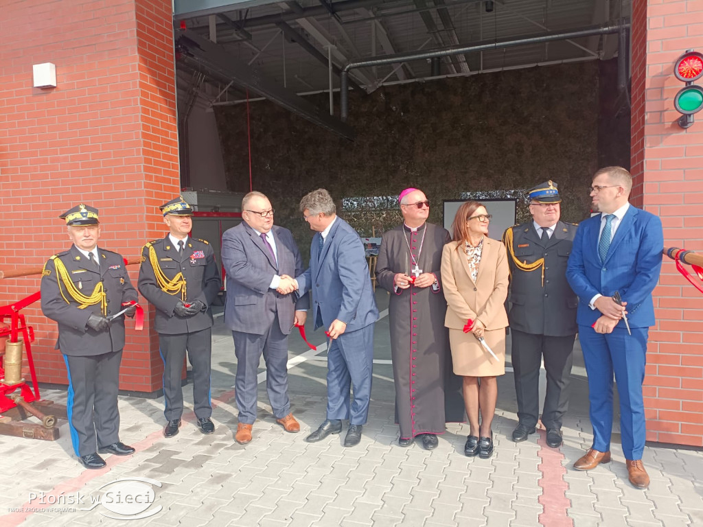 Otwarcie nowej strażnicy w Raciążu