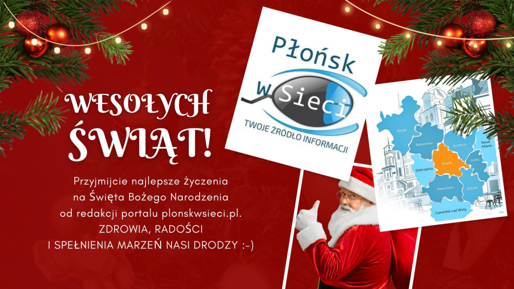 Pięknych świąt, szczęśliwego Nowego Roku!
