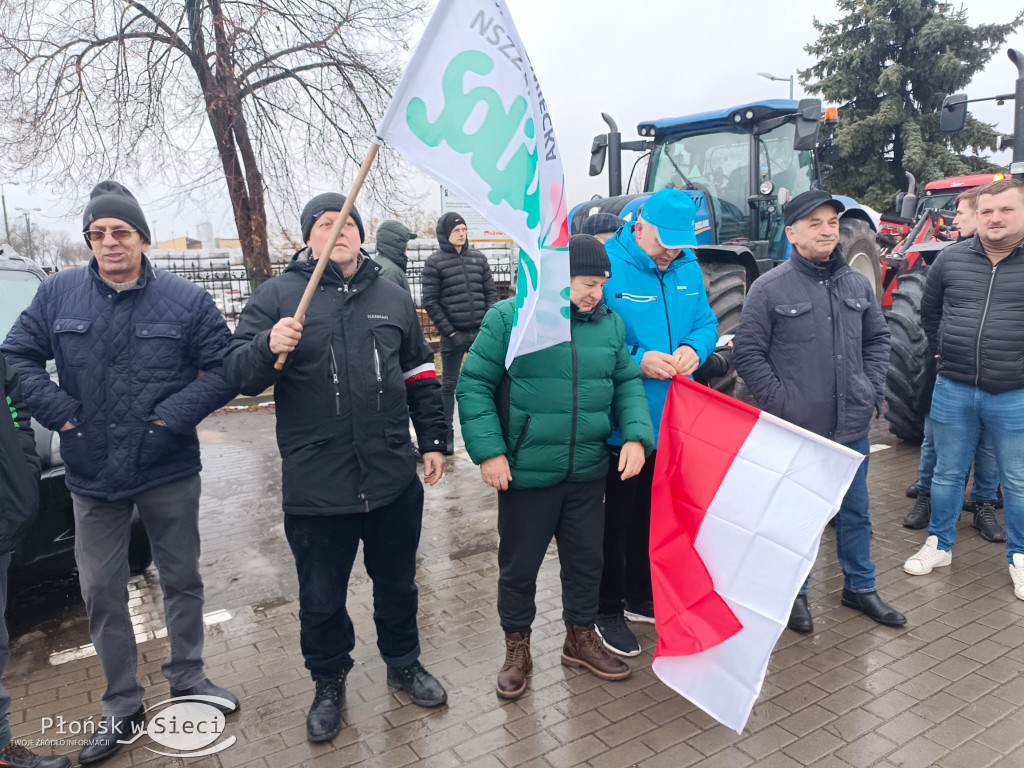 Strajk rolników na naszym terenie
