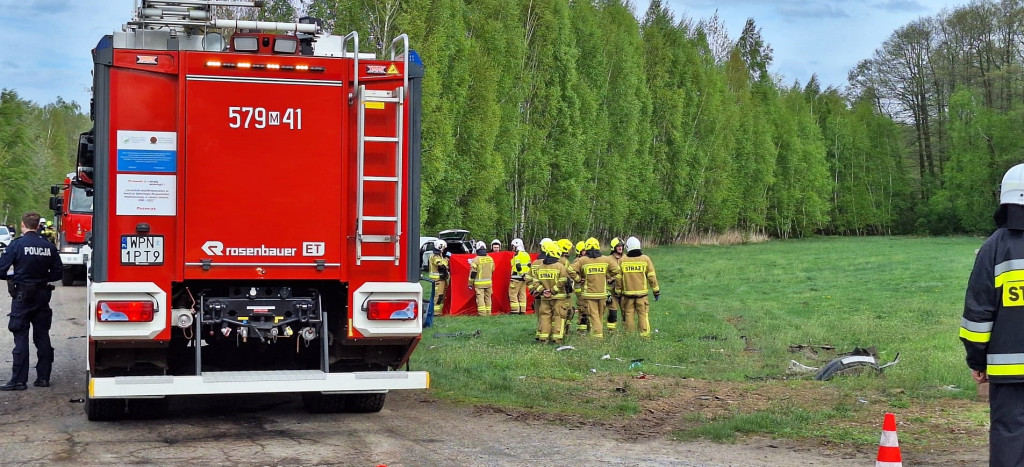 Jedna osoba nie żyje - wypadek w Galominie