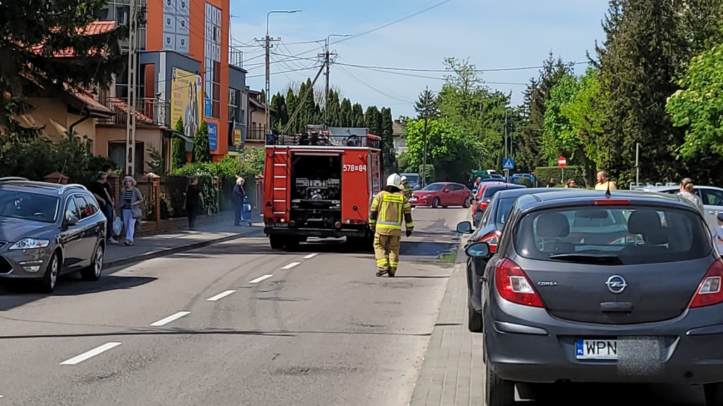 Pożar w płońskim hotelu