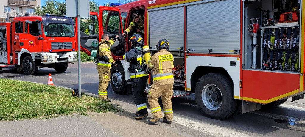 Pożar w płońskim hotelu