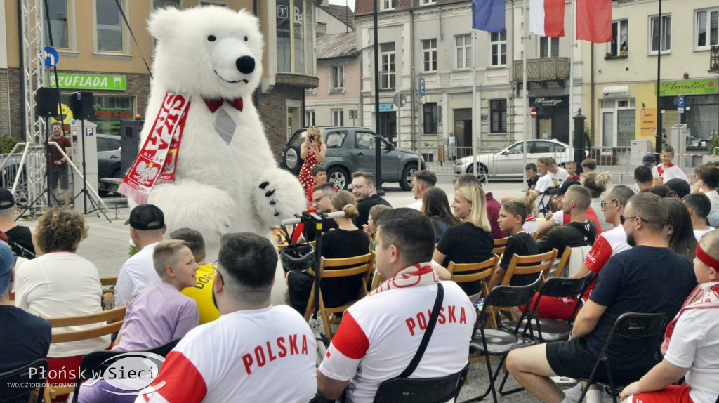 Obejrzeli mecz Polaków w płońskiej strefie kibica