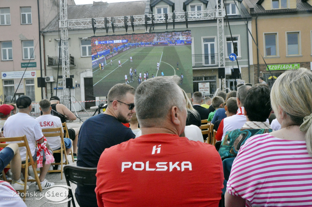 Obejrzeli mecz Polaków w płońskiej strefie kibica