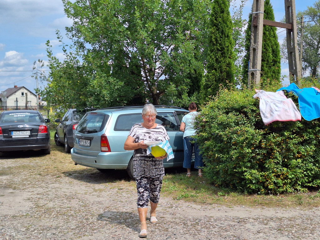 Pielgrzymi ugoszczeni w Strachowie