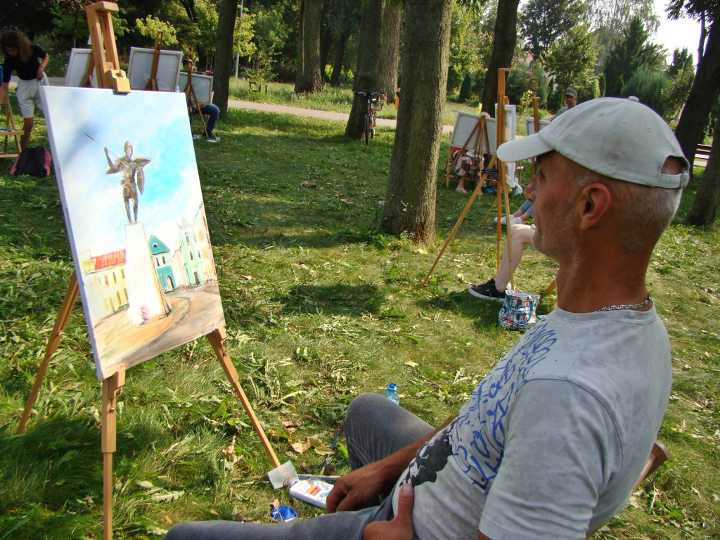 Malarski plener w Płońsku