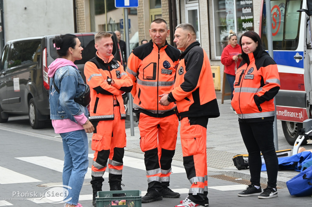 Płońszczanie na miejskim rynku - DPM dzień I