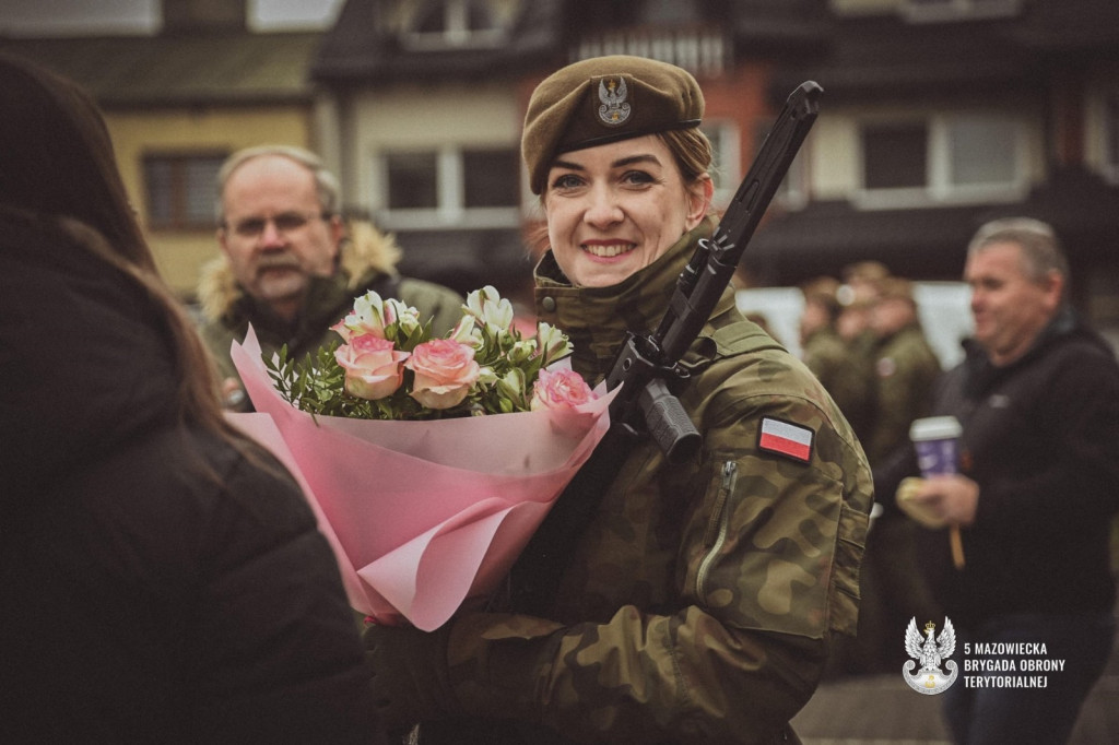 Przysięga wojskowa w Raciążu