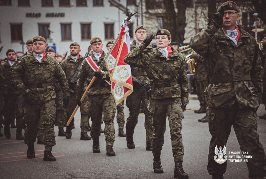 Przysięga wojskowa w Raciążu