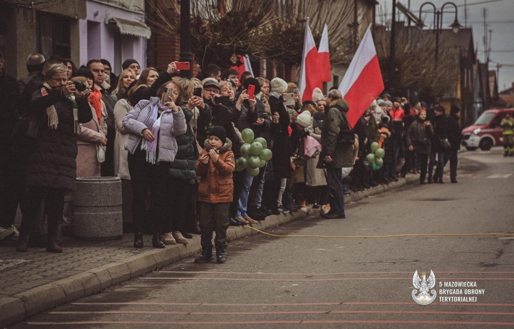 Przysięga wojskowa w Raciążu