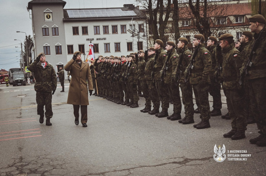 Przysięga wojskowa w Raciążu