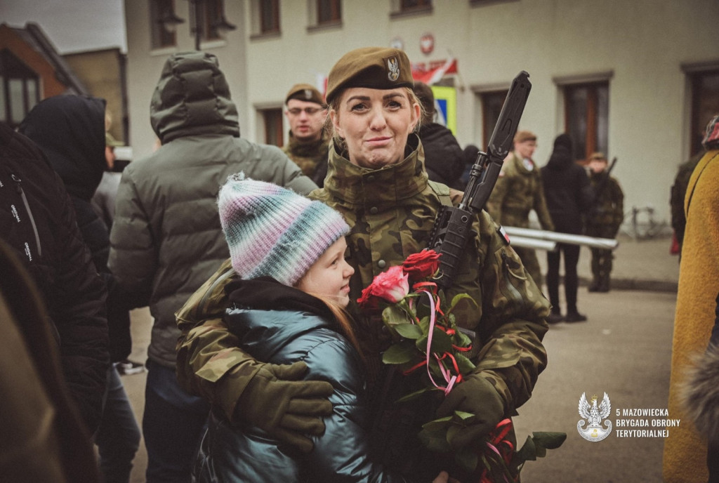 Przysięga wojskowa w Raciążu