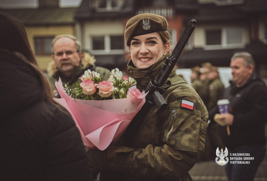 Przysięga wojskowa w Raciążu