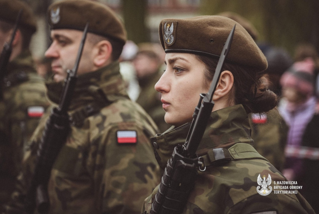 Przysięga wojskowa w Raciążu