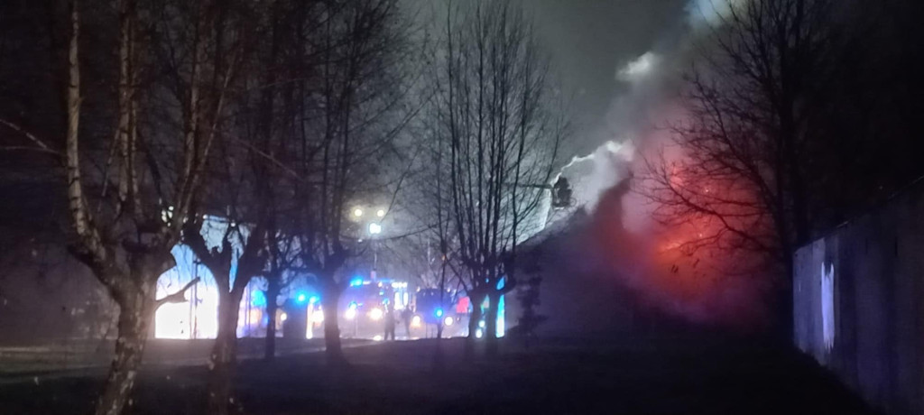 Pożar płońskiego sklepu Biedronka