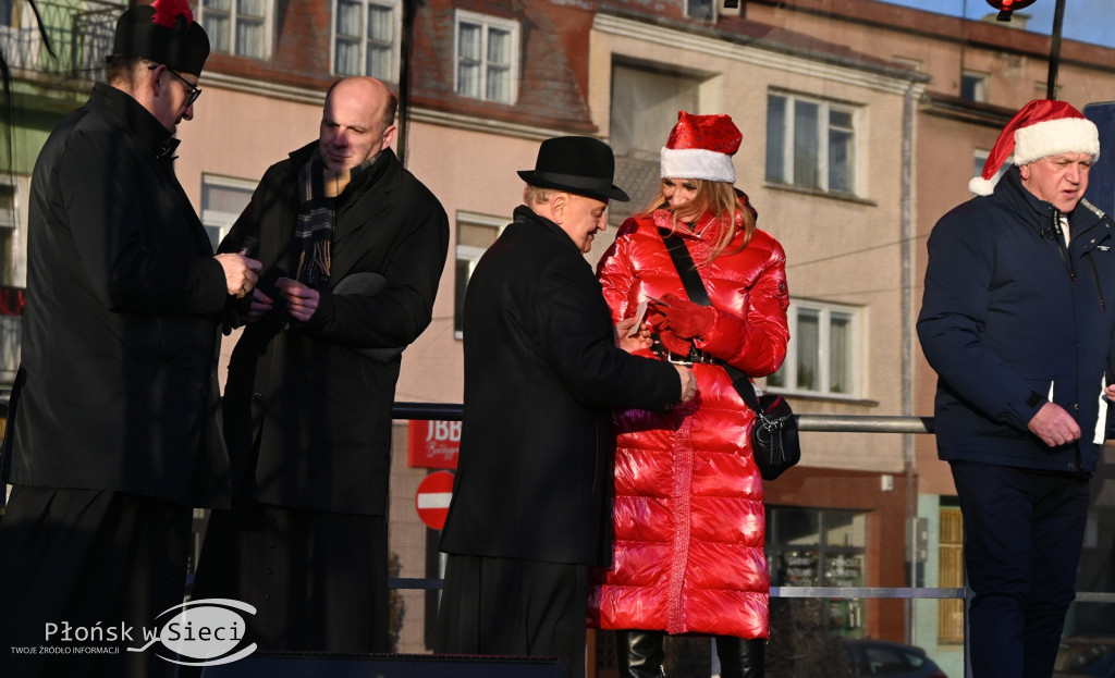 Wigilia miejska w płońskim rynku