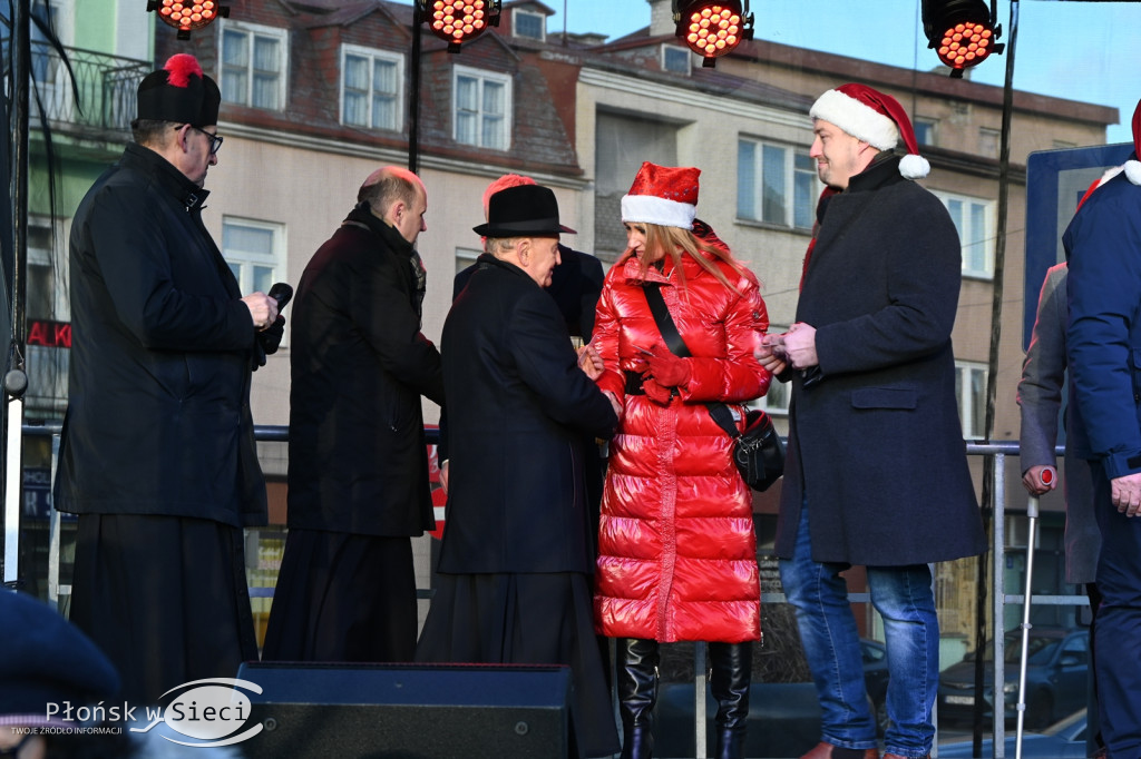 Wigilia miejska w płońskim rynku