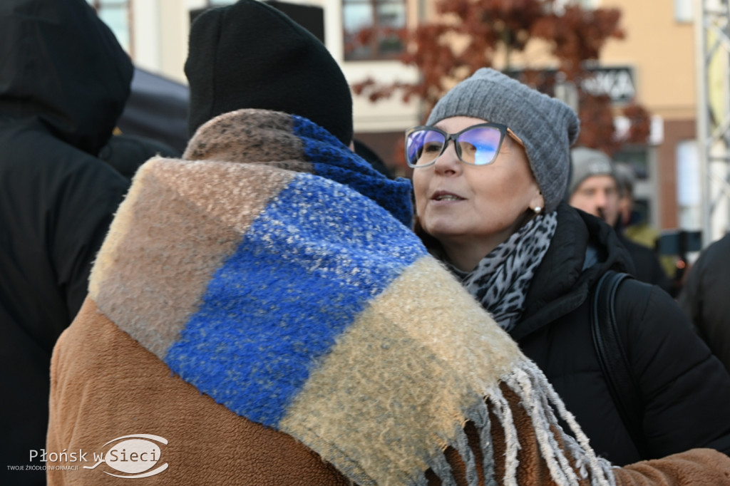 Wigilia miejska w płońskim rynku