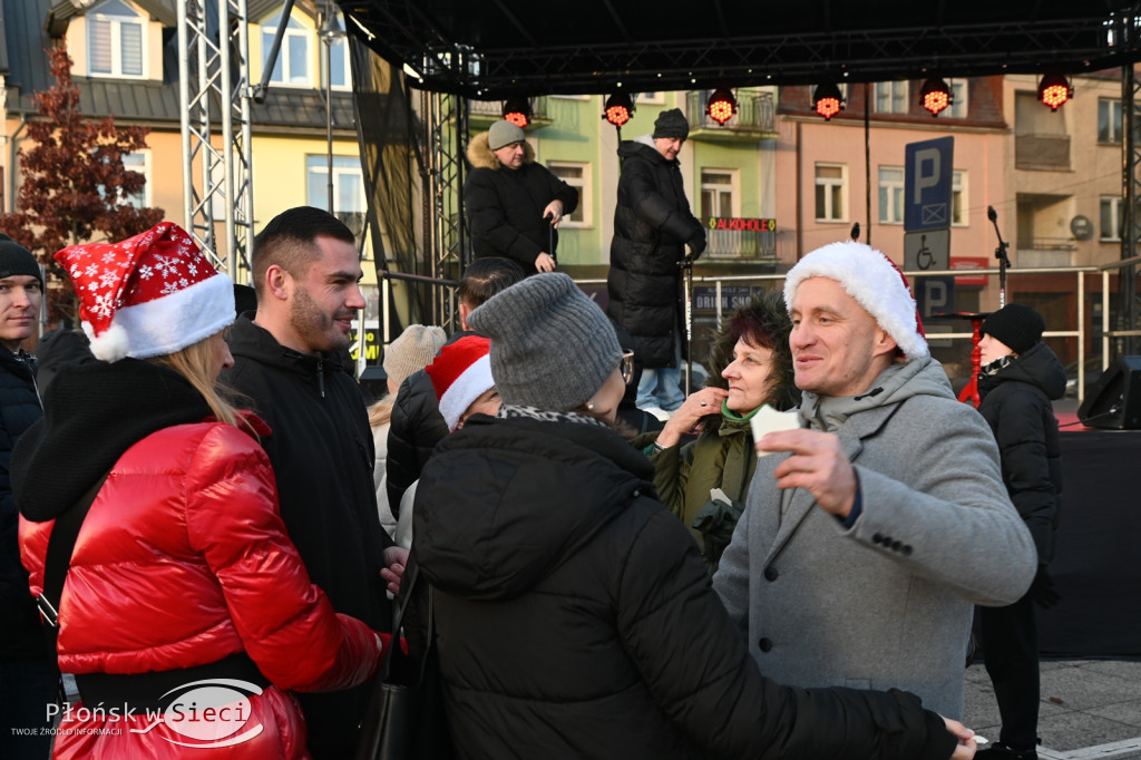 Wigilia miejska w płońskim rynku