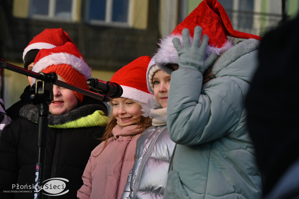 Wigilia miejska w płońskim rynku