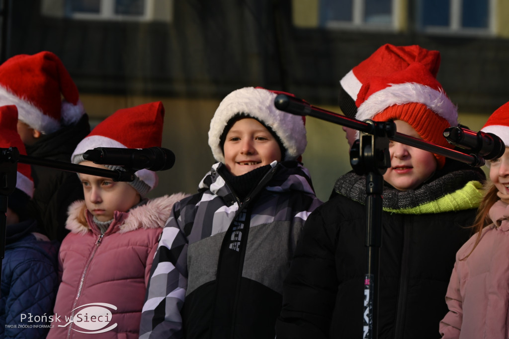 Wigilia miejska w płońskim rynku