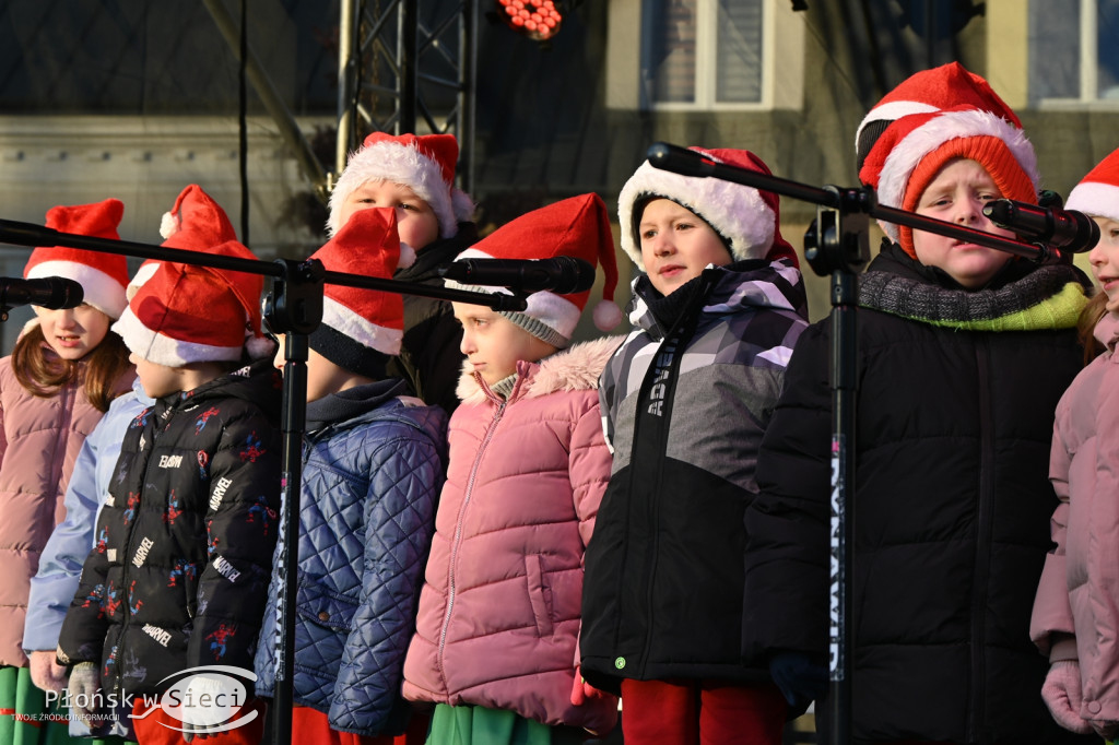 Wigilia miejska w płońskim rynku