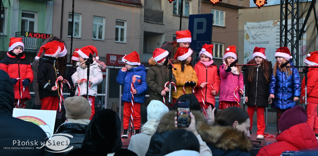 Wigilia miejska w płońskim rynku