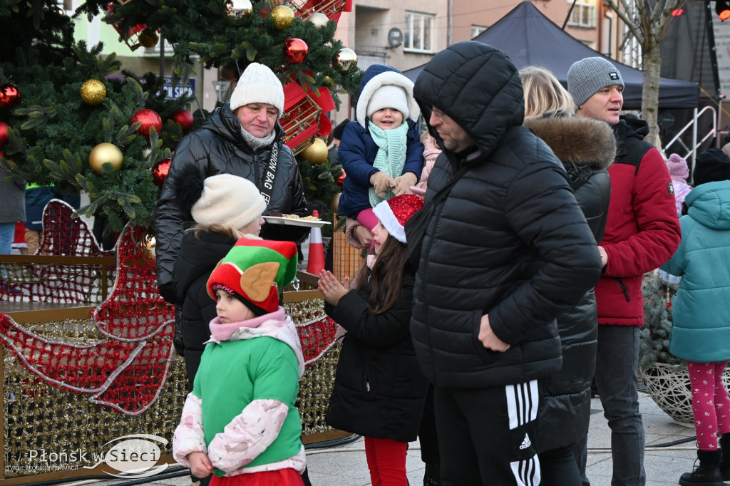 Wigilia miejska w płońskim rynku