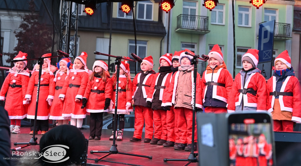 Wigilia miejska w płońskim rynku