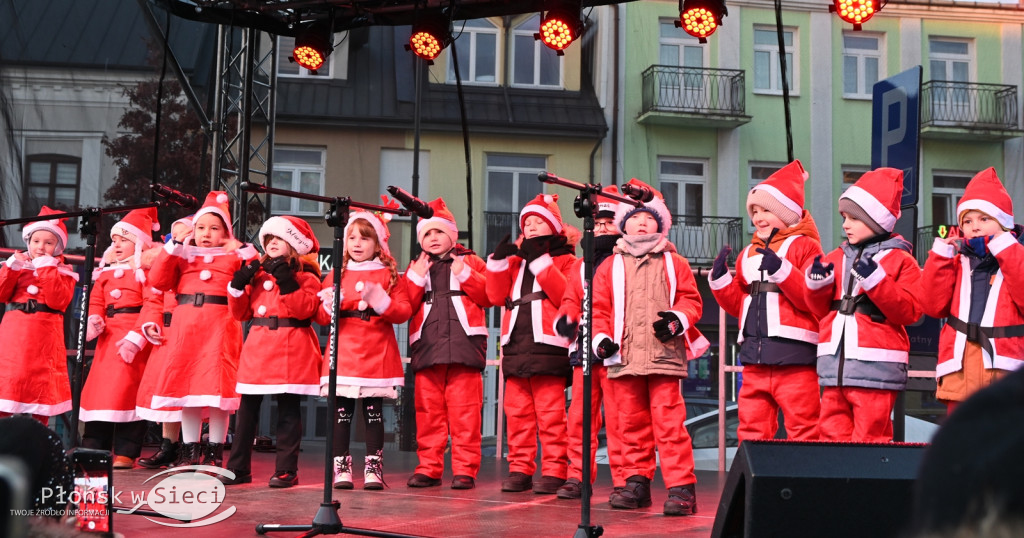 Wigilia miejska w płońskim rynku