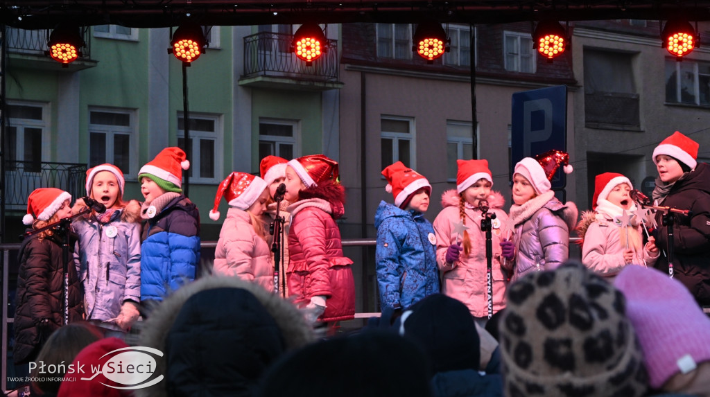 Wigilia miejska w płońskim rynku