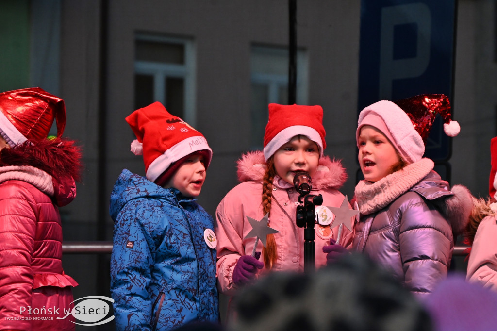 Wigilia miejska w płońskim rynku