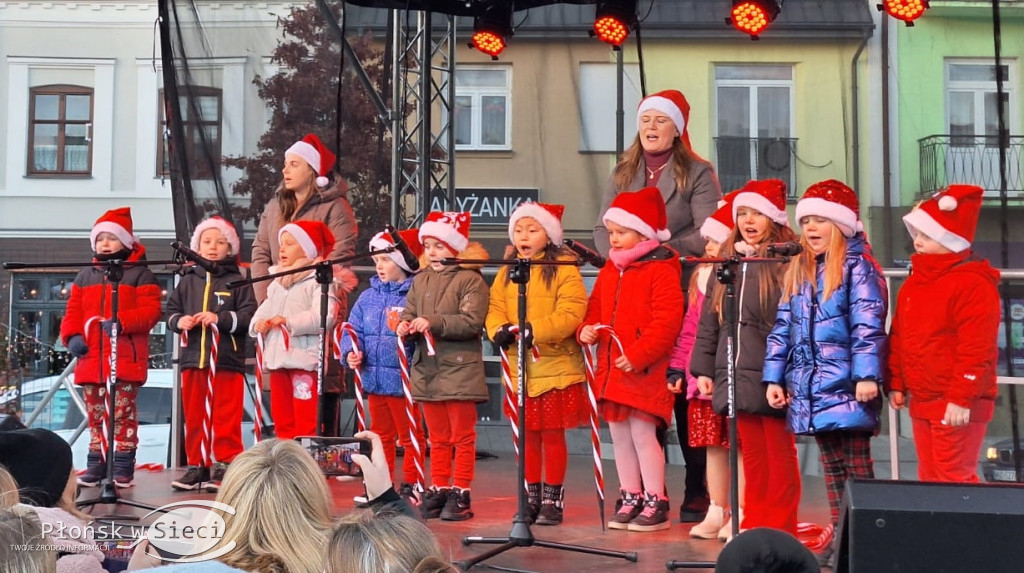 Wigilia miejska w płońskim rynku