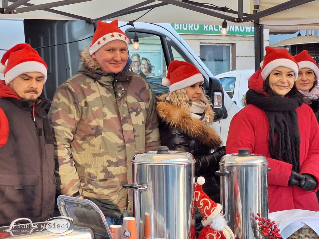 Wigilia miejska w płońskim rynku