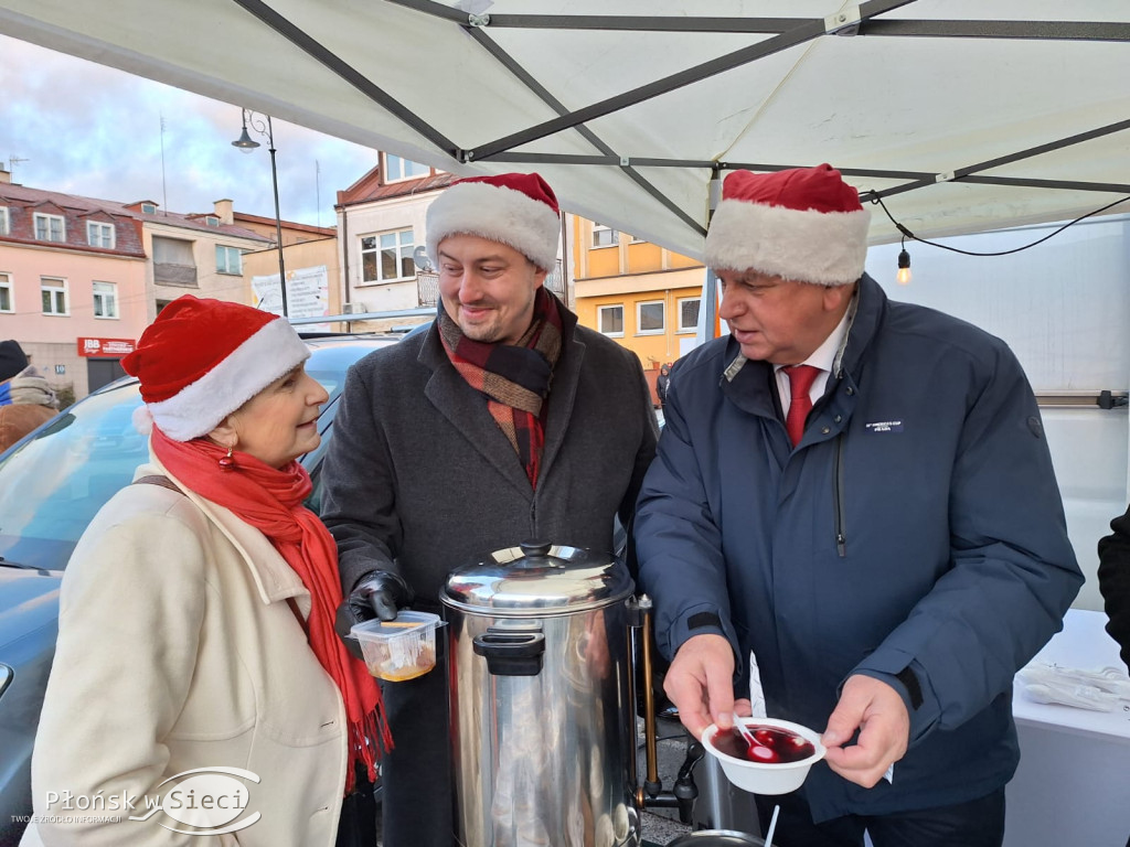 Wigilia miejska w płońskim rynku