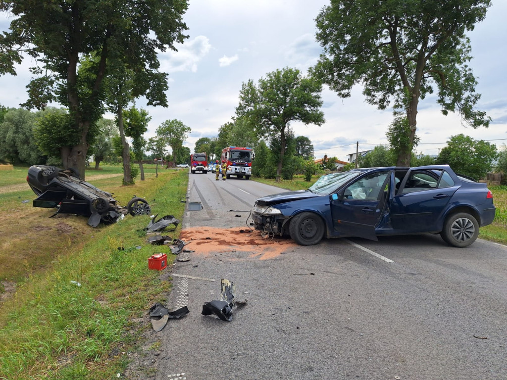 Poważny wypadek w Strachowie