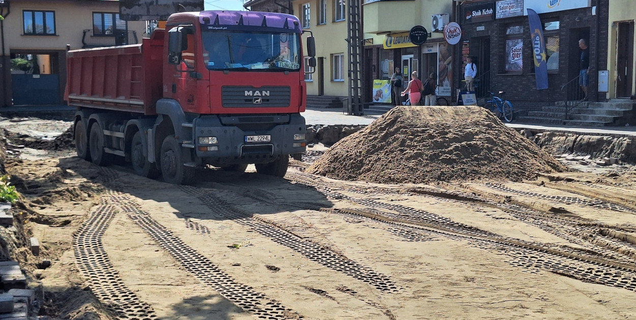 Drogowy remont w centrum Nowego Miasta