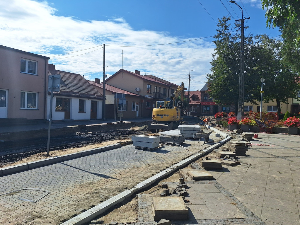 Drogowy remont w centrum Nowego Miasta