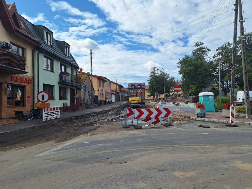 Drogowy remont w centrum Nowego Miasta