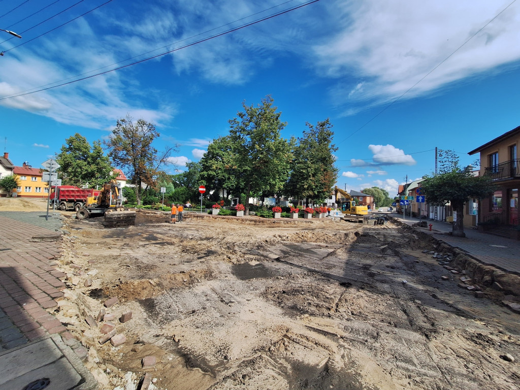 Drogowy remont w centrum Nowego Miasta