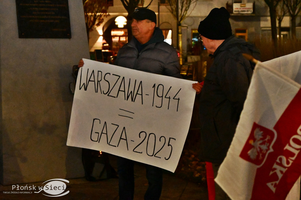 Płońszczanie solidarni z Palestyńczykami
