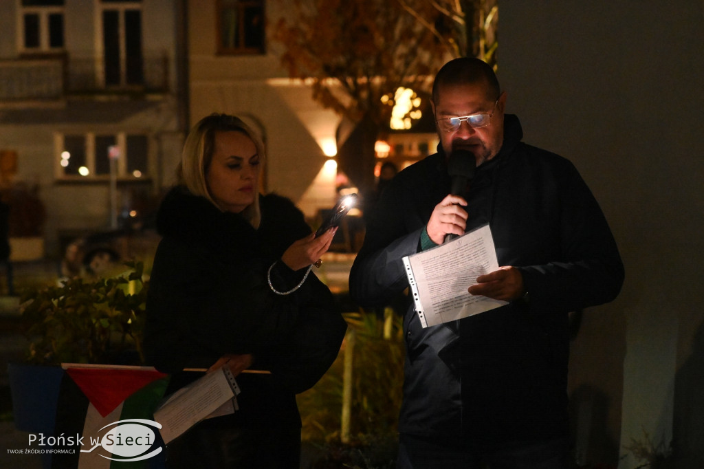 Płońszczanie solidarni z Palestyńczykami